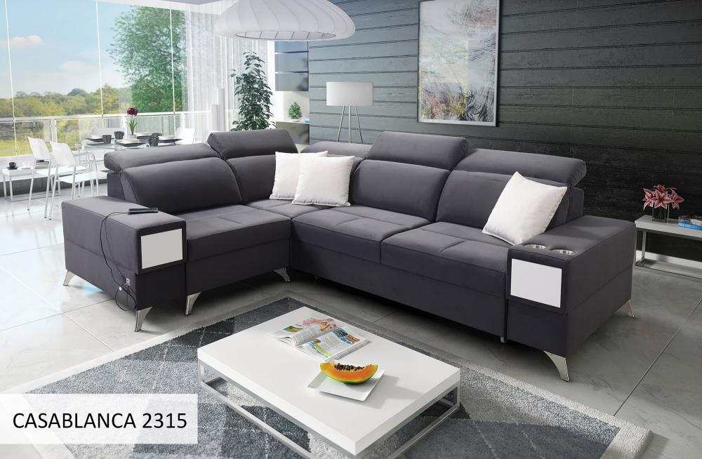 Devine II 2 Piece 2 Arm Corner Sofa