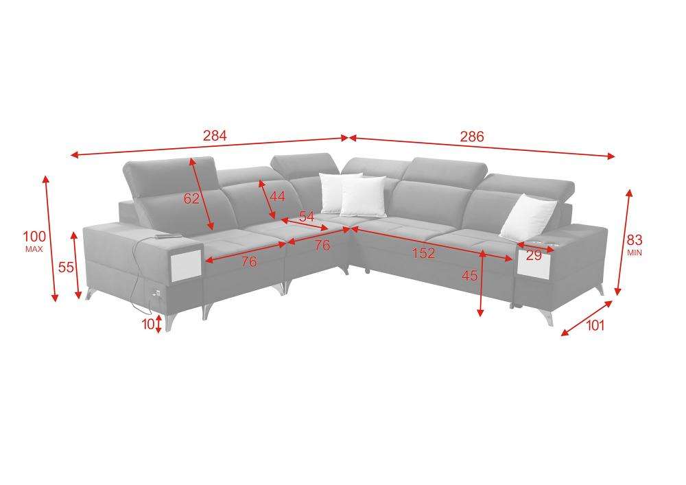 Devine III corner sofa