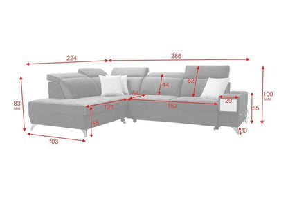 Devine VII corner sofa bed