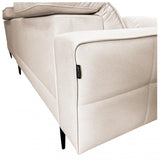 Beige Divano corner sofa with a visible brand label on a white background