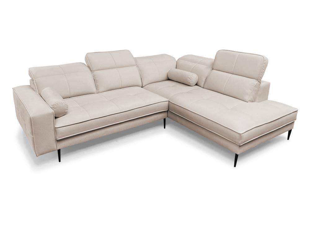 Beige Divano sectional sofa on a white background