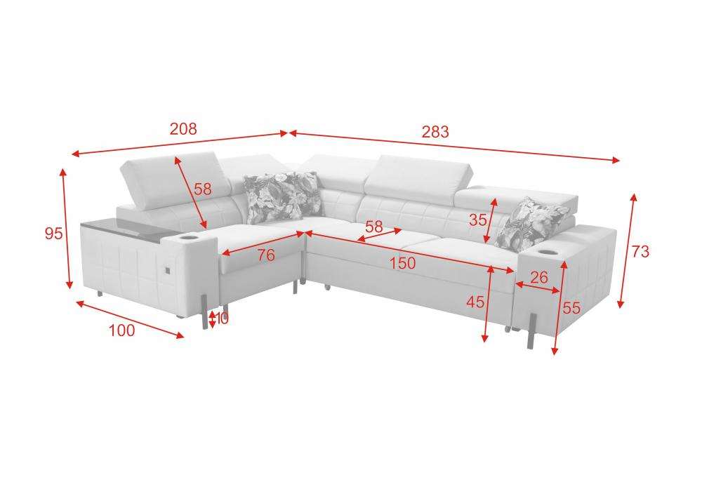 3 Seater Corner Sofa