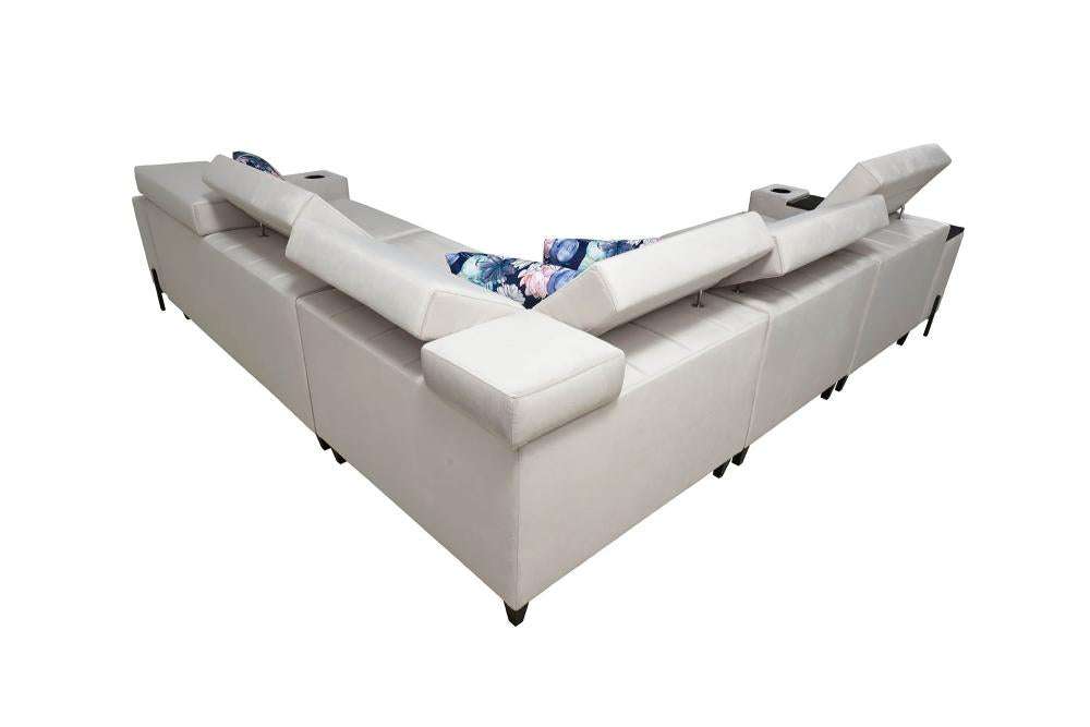 Gush IV LHF 4-Seater Deluxe Corner Sofa Bed