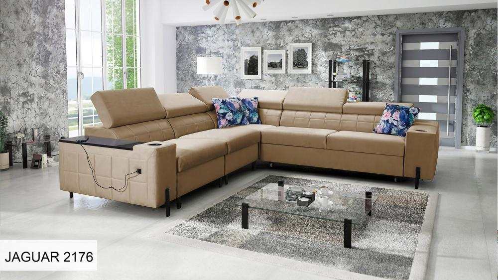 Gush IV LHF 4-Seater Deluxe Corner Sofa Bed