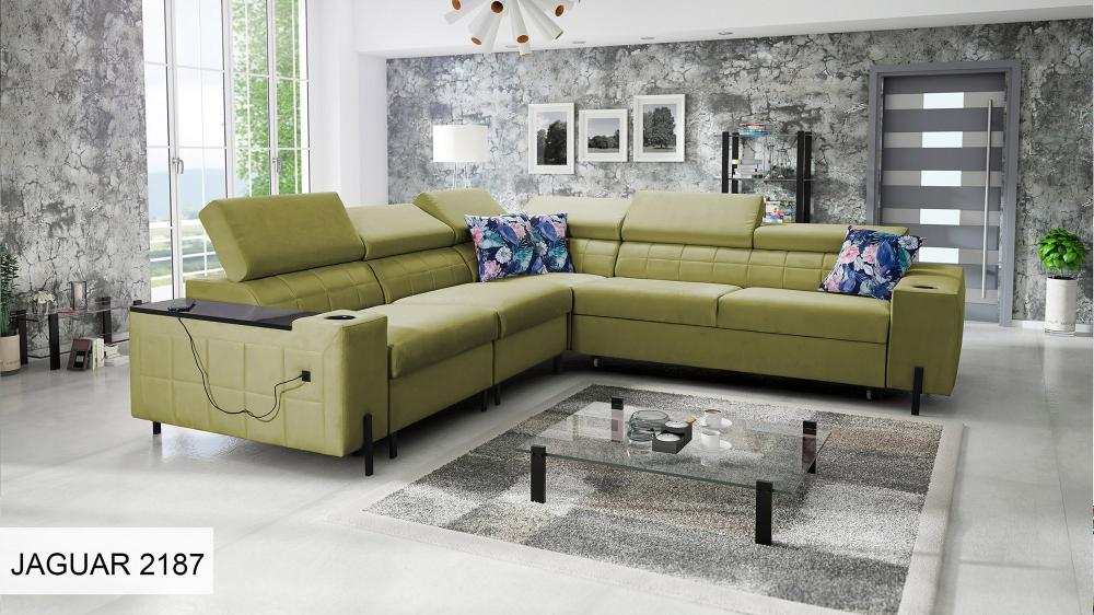 Gush IV LHF 4-Seater Deluxe Corner Sofa Bed