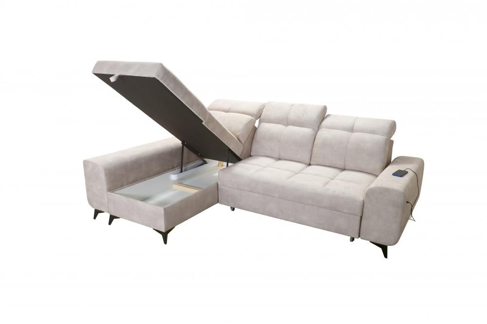 Golden L-Shape Sofa