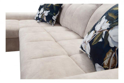 Golden L-Shape Sofa