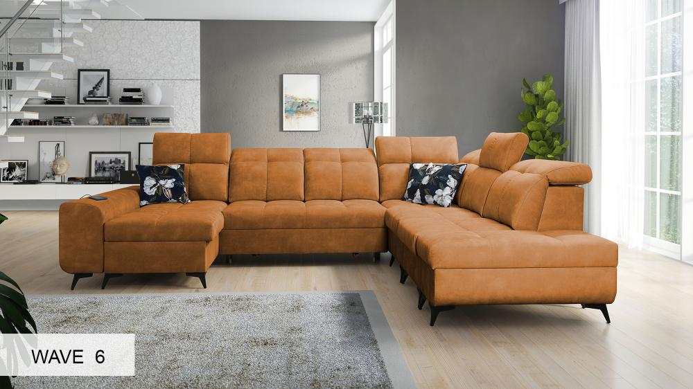 Large Double Ended Chaise Sofa