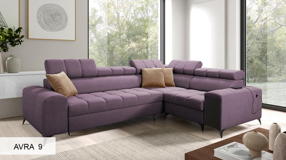 3-Piece Corner Sofa with Hand Facing Arm