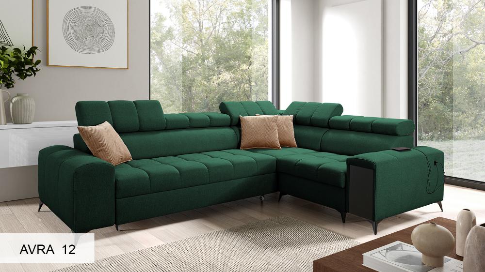 3-Piece Corner Sofa with Hand Facing Arm