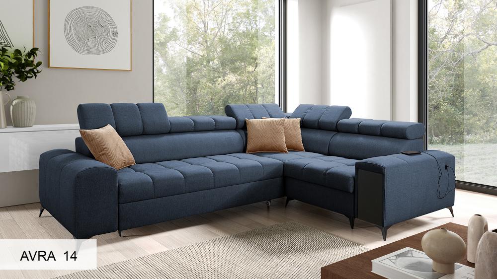 3-Piece Corner Sofa with Hand Facing Arm