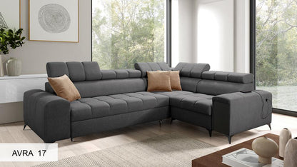 3-Piece Corner Sofa with Hand Facing Arm