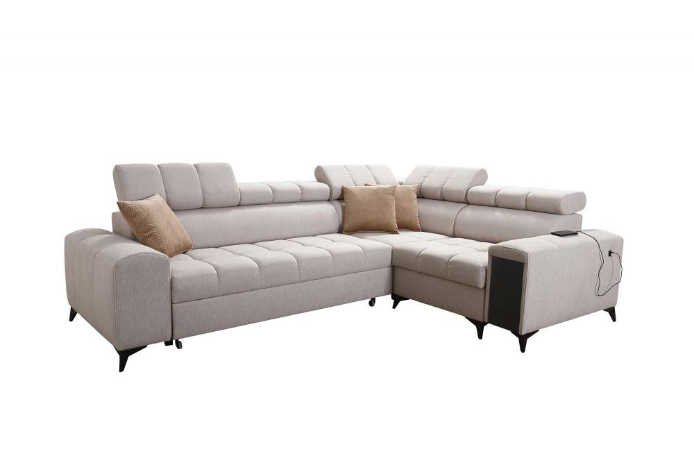 3-Piece Corner Sofa with Hand Facing Arm