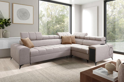 3-Piece Corner Sofa with Hand Facing Arm