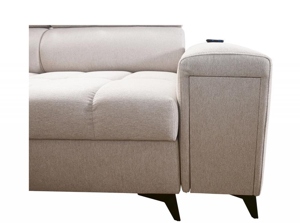 3-Piece Corner Sofa with Hand Facing Arm