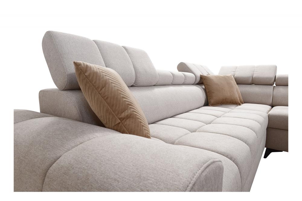 3-Piece Corner Sofa with Hand Facing Arm