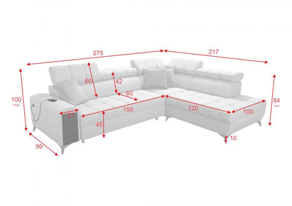 Greko VII corner sofa bed