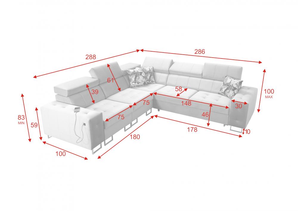 Hera III L-Shape Sofa