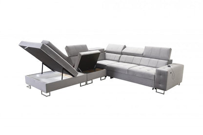 Hera IX LHF Arm Large Velvet Corner Sofa