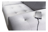 Hera VII Corner Sofa Bed With Chaise Storage side look image