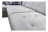 Hera VII Corner Sofa Bed With Chaise Storage close up image