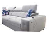 Hera VII Corner Sofa Bed With Chaise Storage beaufifull designe image