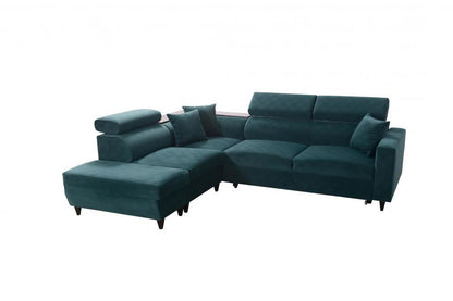 Leto III LHF Open End Deluxe Corner Sofa Bed