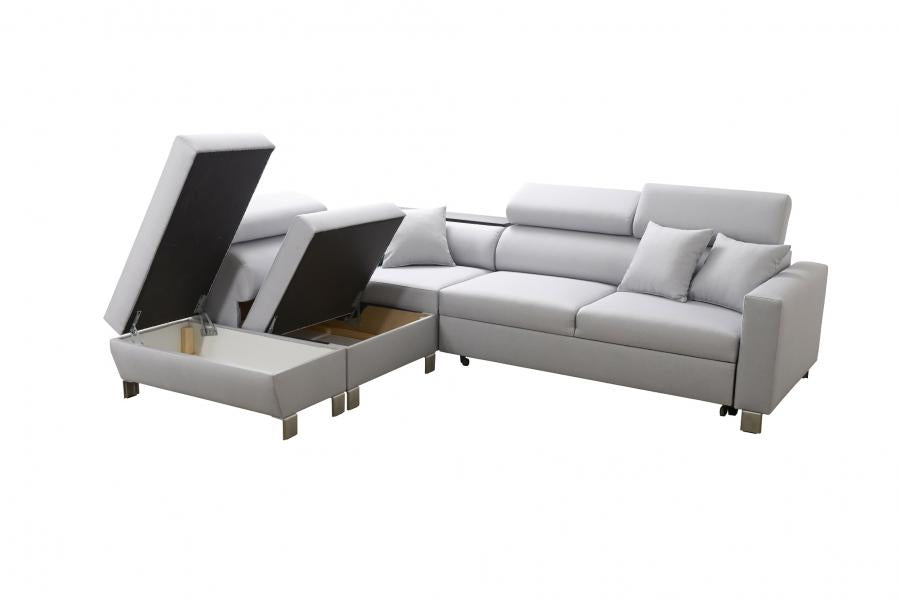 Leto III LHF Open End Deluxe Corner Sofa Bed