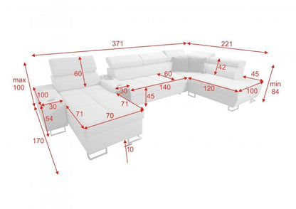 Minos V U-Shaped Sofa