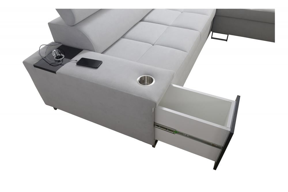 Minos VII - corner sofa bed