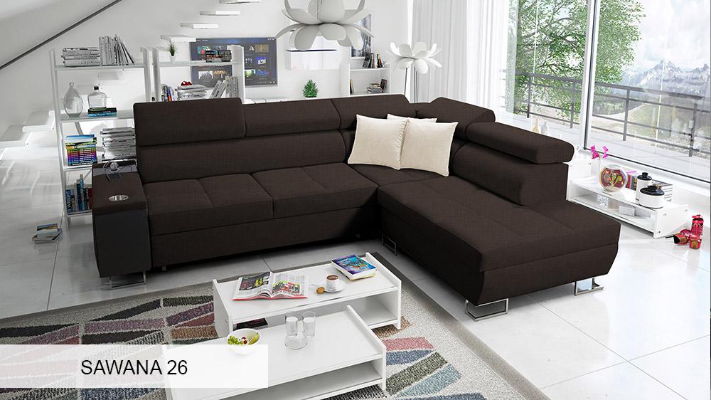 Minos VII - corner sofa bed