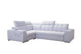 Pagana II corner sofa white back image