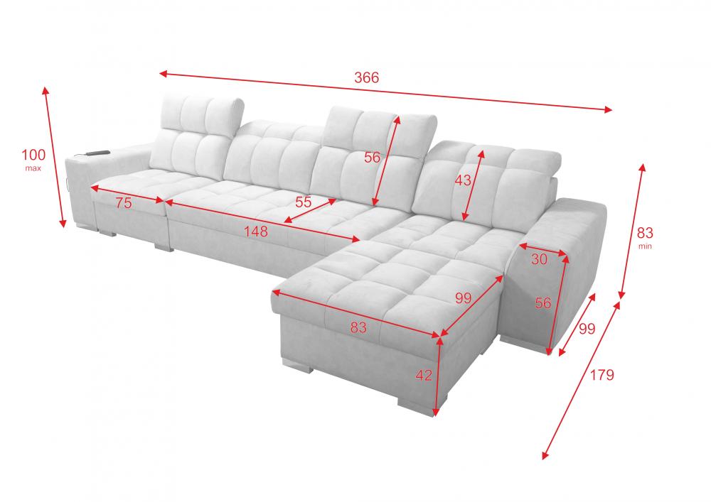 Pagana XII L-Shape Sofa