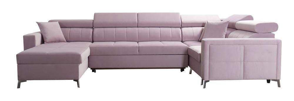 Maxi Large LHF Arm Double Ended Chaise Sofa Bed