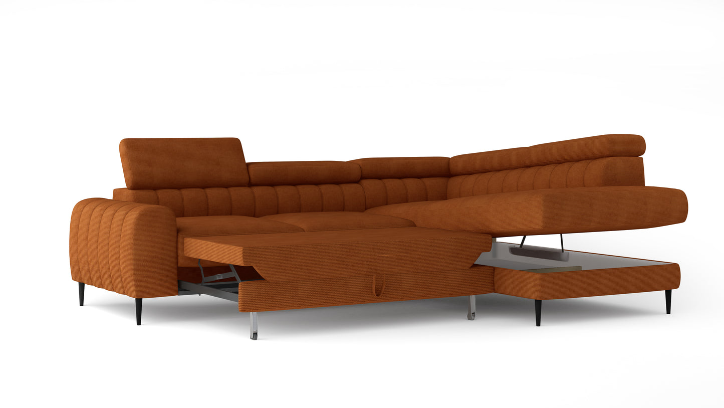 NAVAS L Corner Sofa Bed