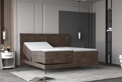 Carlo Bed with Electric Sleep Position Adjustment & Complete Mattress Set