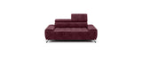 PALLADIO SOFA S2E 2 SEATER SOFA WITH ELECTRIC SEAT ADJUSTMENT WHITE BACK IMAGE
