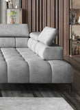 PLAZA L Corner Sofa with Electrically Extendable Seat side view