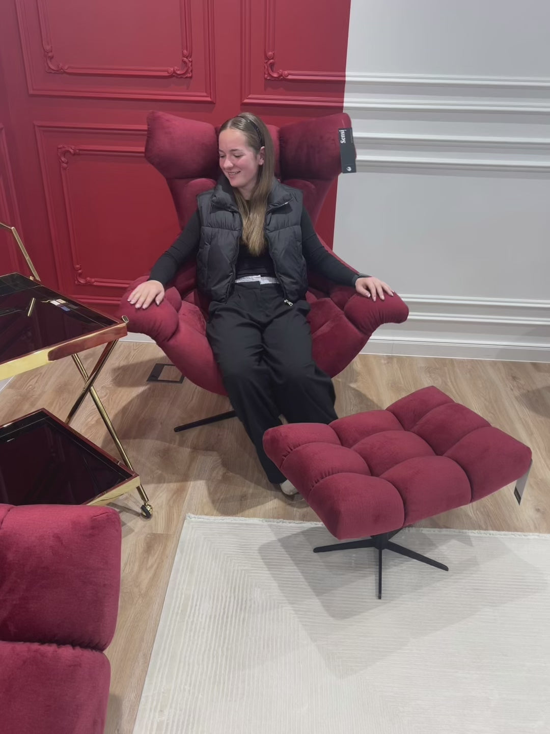 Video of SENSEI - Armchair with rocking and rolling function