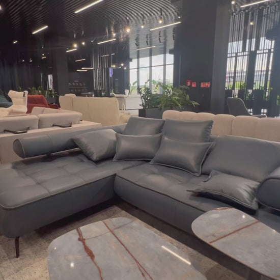 SELEDO L CORNER SOFA WITH ELECTRIC SEAT ADJUSTMENT VIDEO