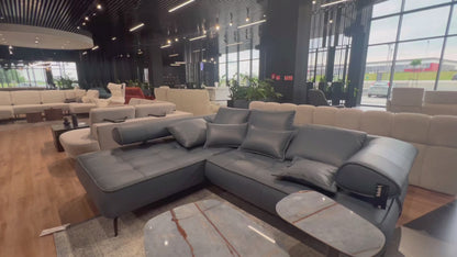 SELEDO L CORNER SOFA WITH ELECTRIC SEAT ADJUSTMENT VIDEO