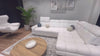 TOLLO L CORNER SOFA BED AND STORAGE WITH ELECTRIC SEAT ADJUSTMENT