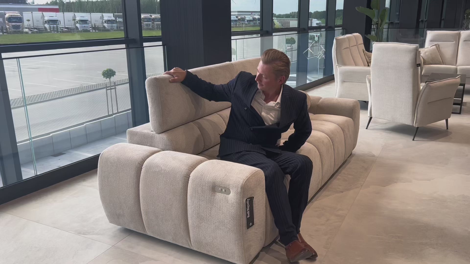 video of big sofa Bull 4 seater sofa 