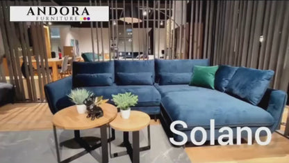 SOLANO Corner Sofa with Sleep Function & Storage