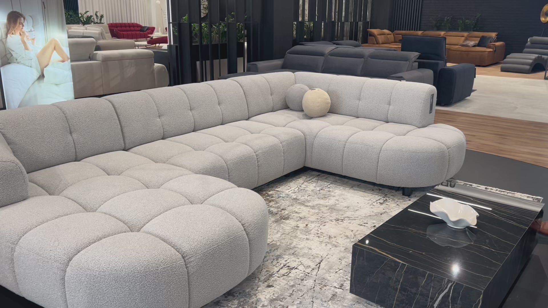 Video of VELPA XL Large U-Shape Sofa 