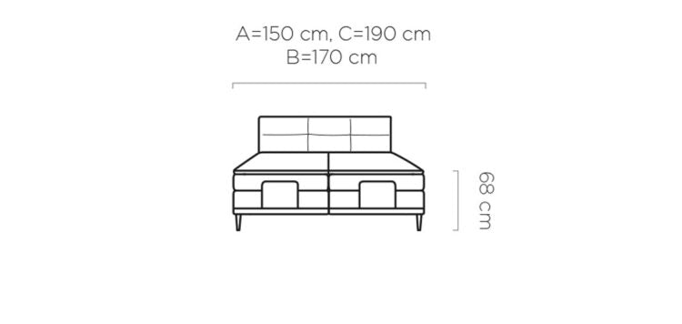 Carlo Bed with Electric Sleep Position Adjustment & Complete Mattress Set