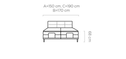 Carlo Bed with Electric Sleep Position Adjustment & Complete Mattress Set