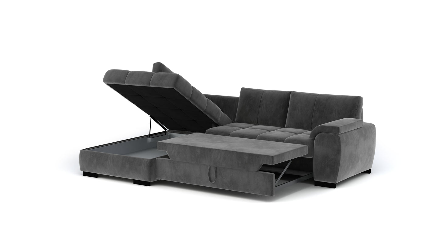 TOKIO Corner Sofa with Sleep Function & Storage Solution