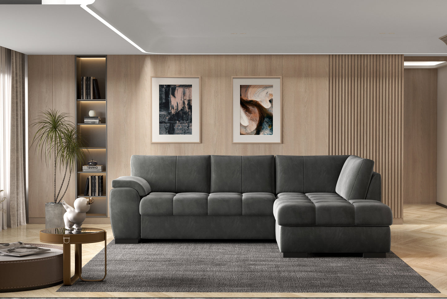 TOKIO Corner Sofa with Sleep Function & Storage Solution