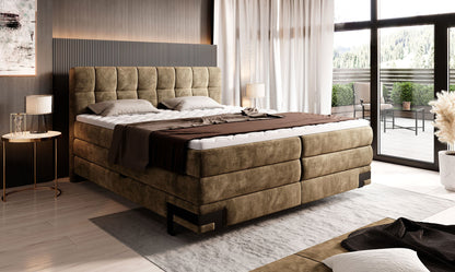 Viano Bed with Double Storage and Mattress – Timeless Design and Superior Comfort